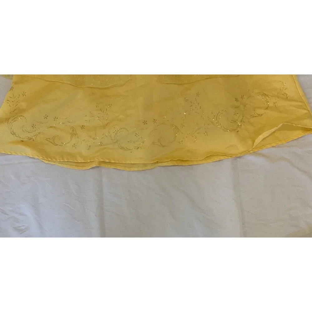 Disney Princess Belle Costume Beauty & Beast Dress Child M 7-8 Halloween Costume